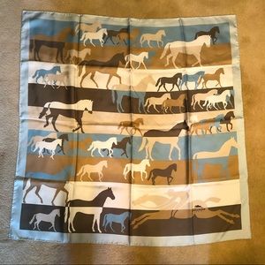 Longchamp silk scarf